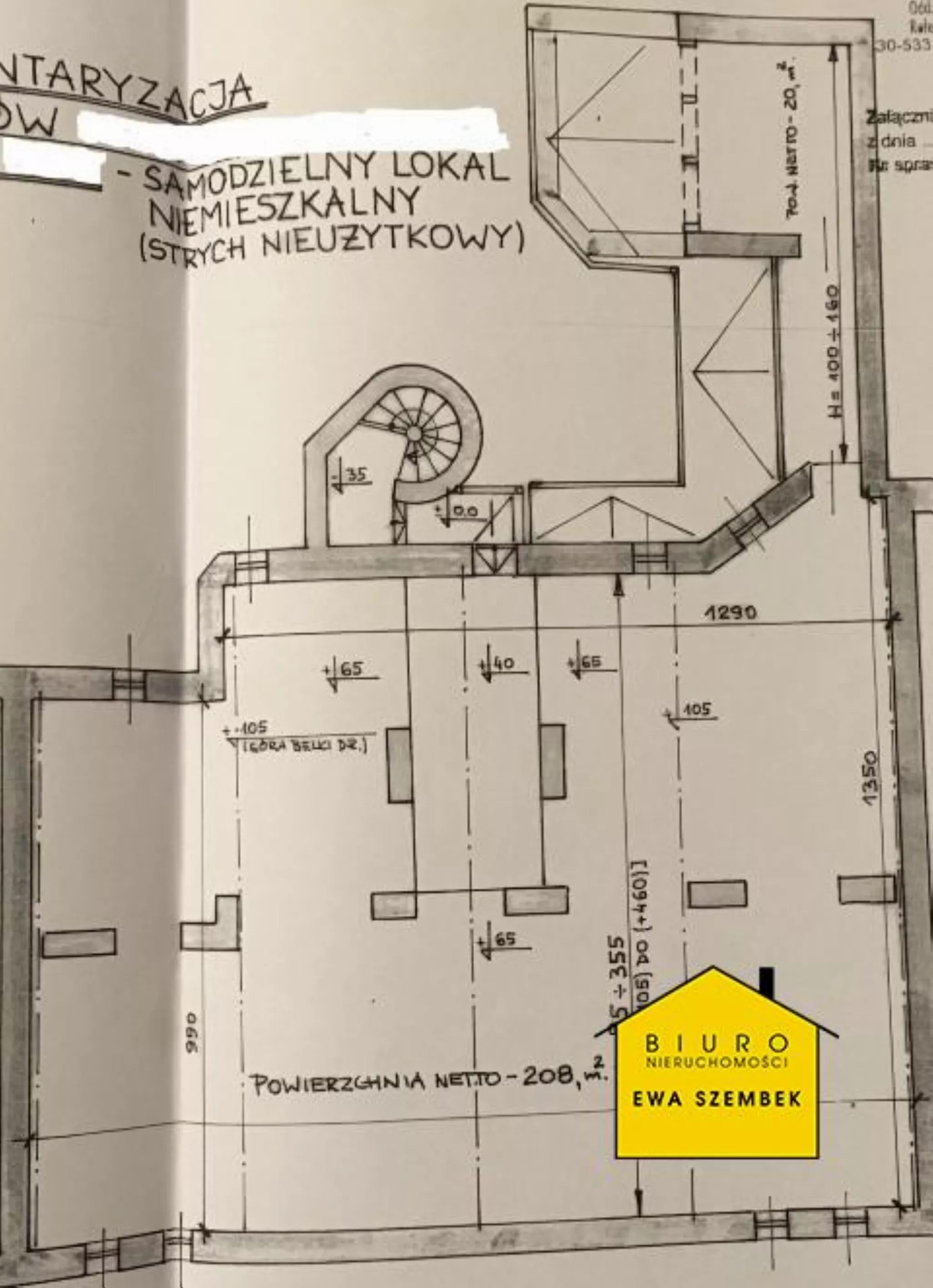 Stare Miasto/ strych do adaptacji - Mieszkanie na sprzedaż Kraków