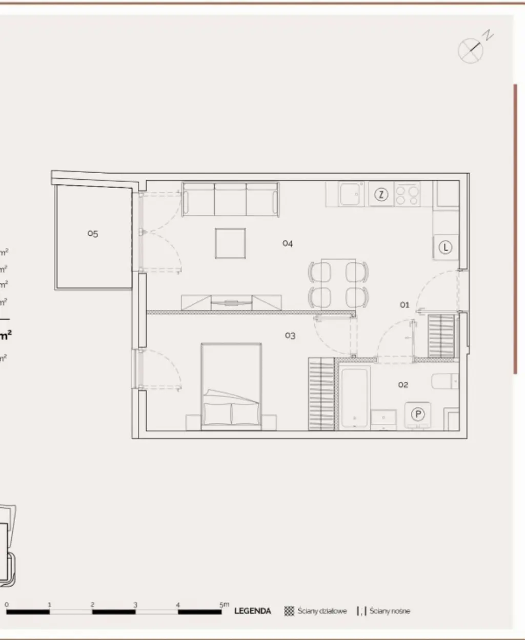 Młyny Mogilska, 2 pokoje, 1 piętro/ CESJA - Mieszkanie na sprzedaż