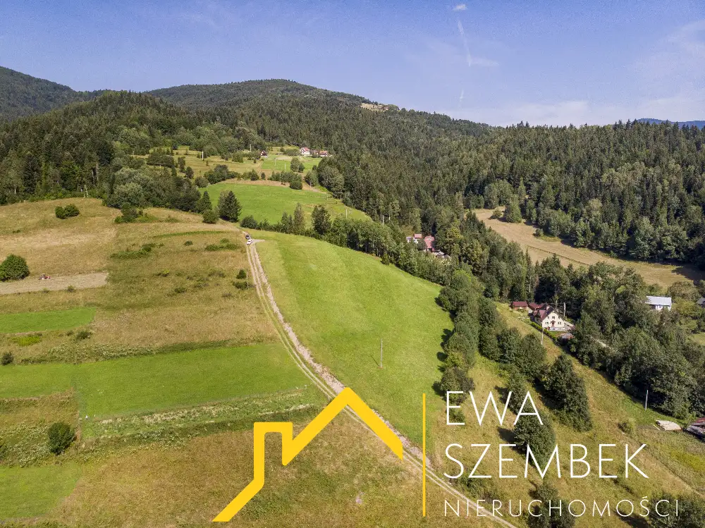 Piękna widokowa działka budowlana Beskid Wyspowy - Działki w górach na sprzedaż