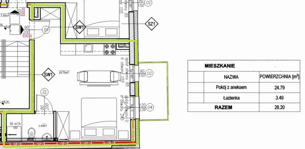 Stare Podgórze mieszkania o różnym metrażu sprzedam - Mieszkanie na sprzedaż Kraków