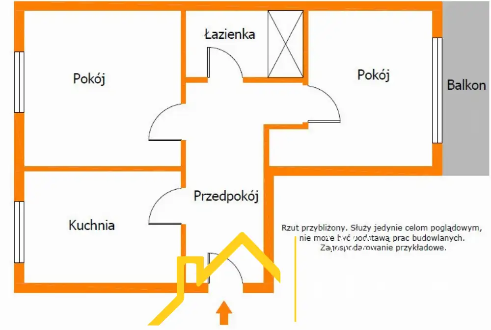 Czarnogórska/ 2 pokoje/ kuchnia/ balkon - Mieszkanie na sprzedaż Kraków