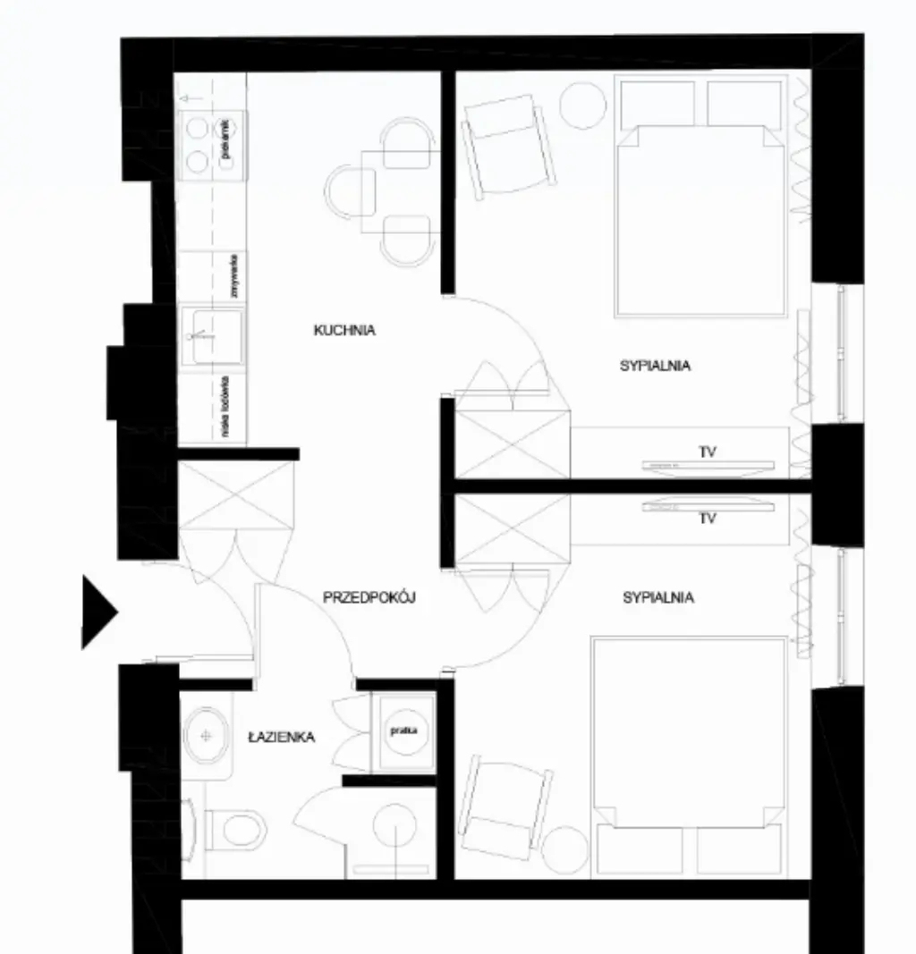Kazimierz mieszkanie 2 pokojowe w wysokim standardzie sprzedam - Mieszkanie na sprzedaż Kraków