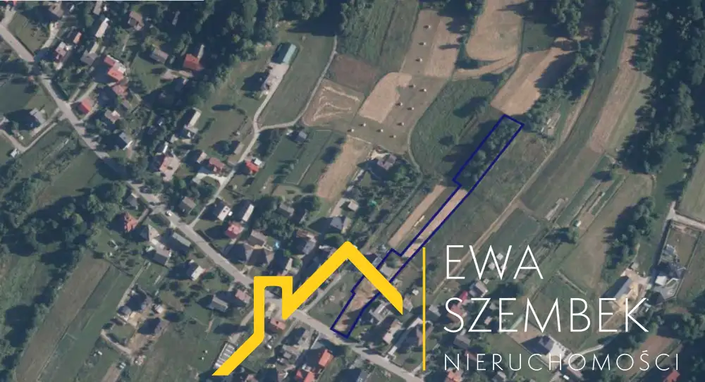 Dom na dużej działce  36 ar w powiecie myślenickim - Dom w górach na sprzedaż