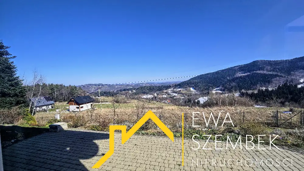 Dom z przepięknym widokiem na Beskid Wyspowy - Dom w górach na sprzedaż