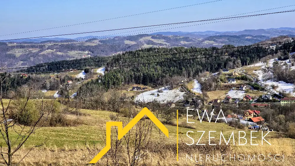 Dom z przepięknym widokiem na Beskid Wyspowy - Dom w górach na sprzedaż