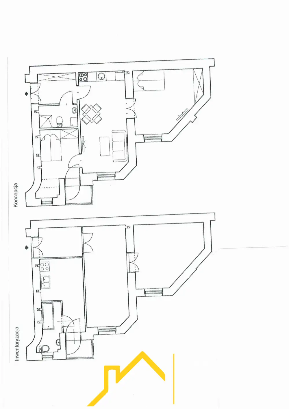 Ok Wawelu/ 52 m2/ winda/ MPEC/ apartament do remontu - Mieszkanie na sprzedaż Kraków