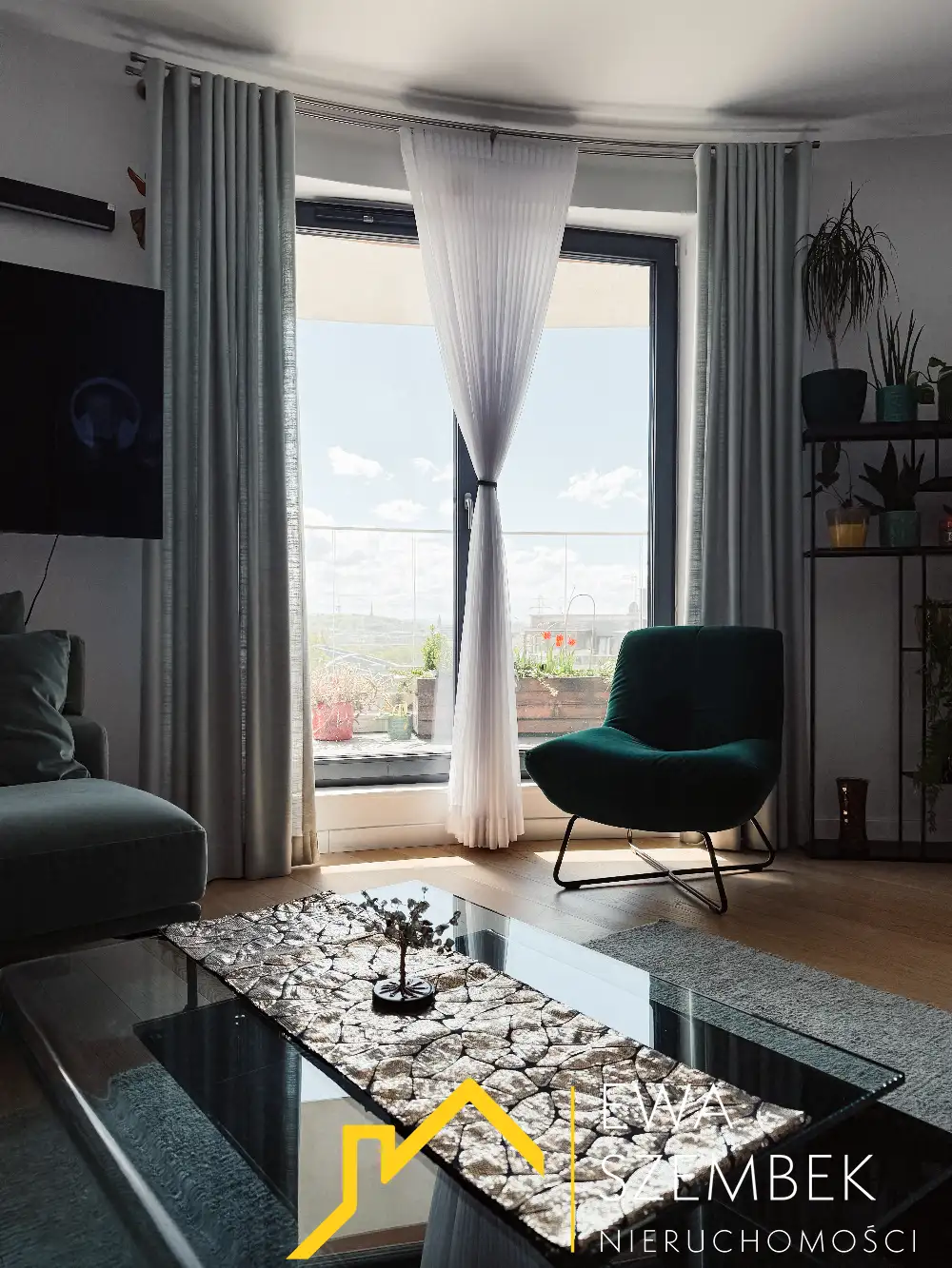 Wiślane Tarasy 2.0/ 8 piętro/ taras/ 84 m2 - Mieszkanie na wynajem Kraków