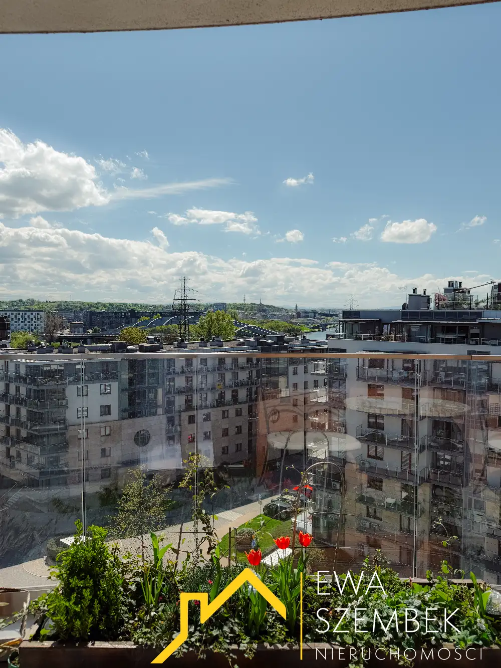 Wiślane Tarasy 2.0/ 8 piętro/ taras/ 84 m2 - Mieszkanie na wynajem Kraków