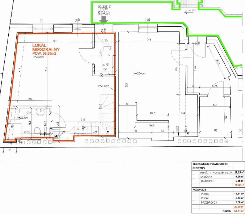 Stare Miasto mieszkanie dwupoziomowe sprzedam - Mieszkanie na sprzedaż Kraków