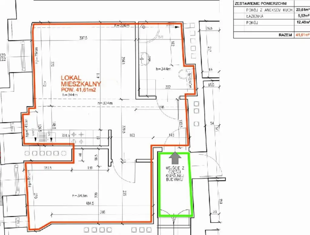 Stare Miasto mieszkanie sprzedam w stanie deweloperskim - Mieszkanie na sprzedaż Kraków