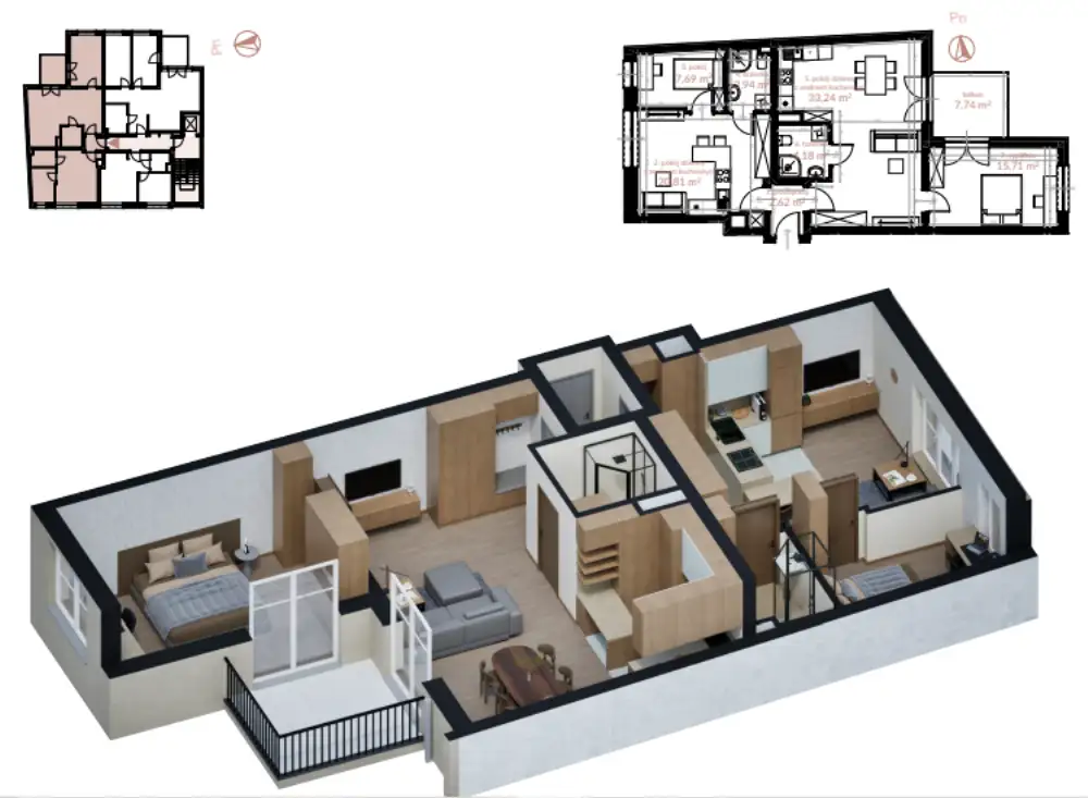 ok. Aleja Kijowska apartament w stanie deweloperskim sprzedam