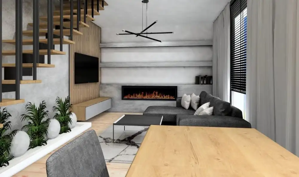 Dwupoziomowe mieszkanie 95m2 z ogródkiem 50m2, niska zabudowa, Libertów, stan deweloperski