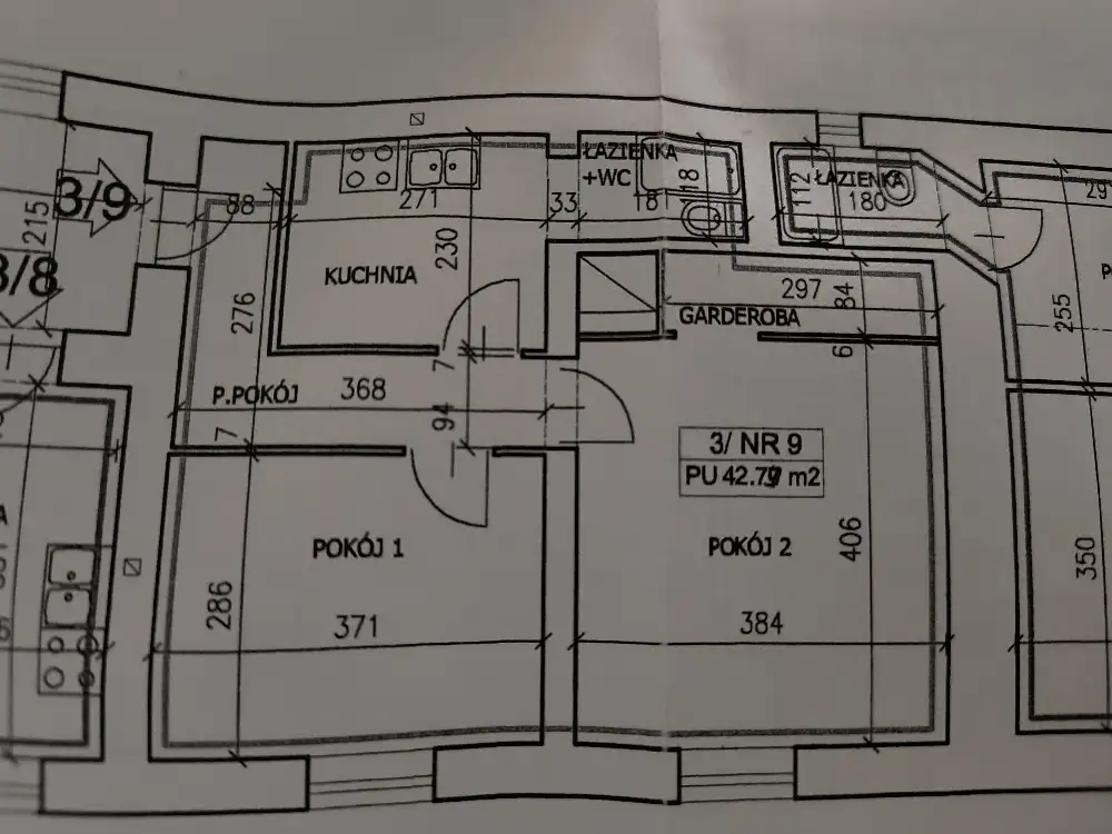 Mieszkanie do remontu 43m2 w świetnej lokalizacji, 2 pokoje, Kazimierz, Stare Miasto - Mieszkanie na sprzedaż Kraków