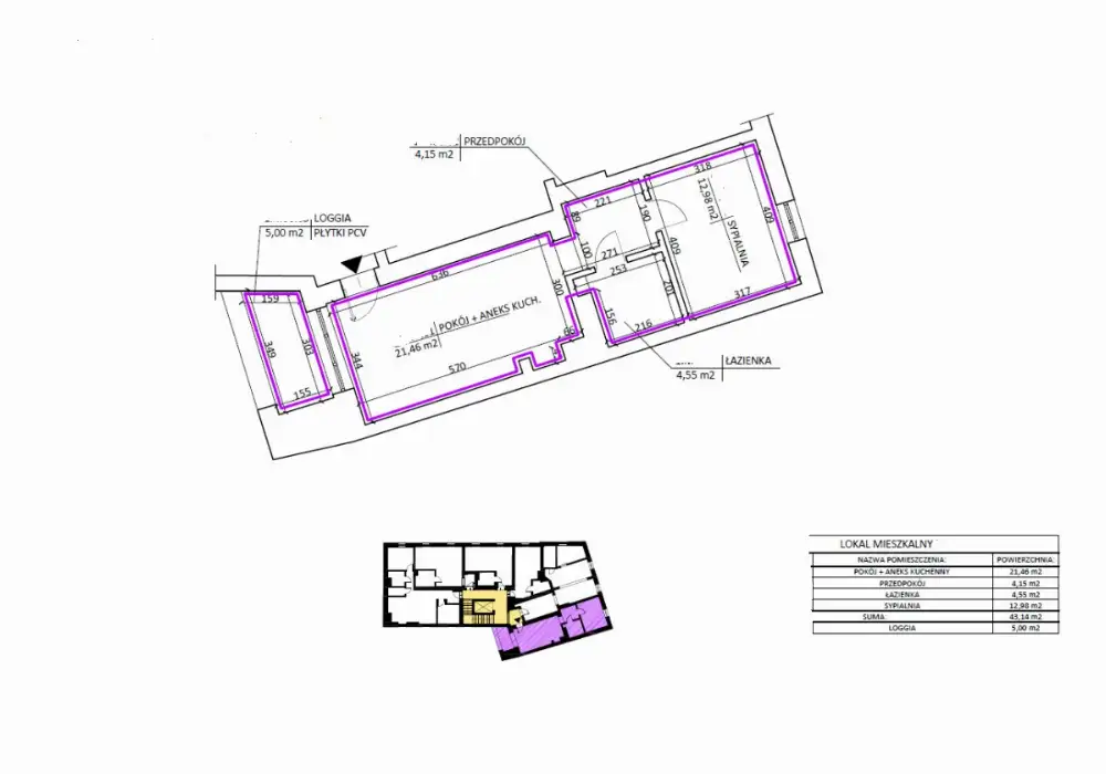 Stare Podgórze mieszkanie w stanie deweloperskim z możliwością wykończenia - Mieszkanie na sprzedaż Kraków
