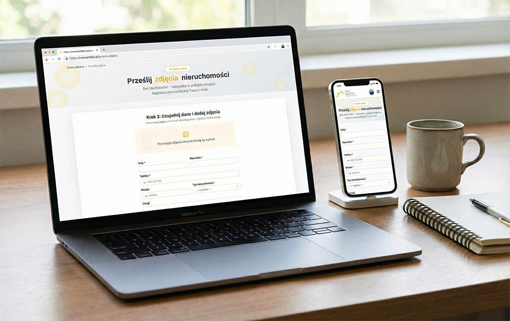 Platforma do przesyłania zdjęć nieruchomości Ewa Szembek